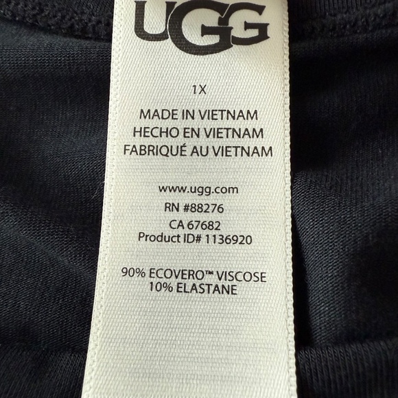 NWT Women's Adrianne Sleep Tank Top Black size 1X - Picture 9 of 9